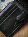 Pánska kožená peňaženka v horizontálnom prevedení s RFID ochranou – Pierre Andreus