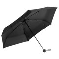 Czarny, składany mini parasol podróżny - Peterson