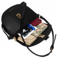 Crossbody kabelka v tvare podkovy z ekokože - Peterson