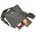 Tmavosivá kompaktná crossbody kabelka Peterson na zips