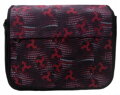 Dámska crossbody kabelka z textilu s nastaviteľným popruhom Loren, čierna cd20497