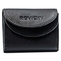 Elegantná peňaženka na karty a hotovosť v čiernej farbe – Rovicky
