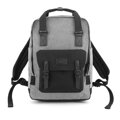 Sivo-čierny ruksak s priehradkami na 15'' laptop - Himawari