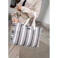 Dámska shopper kabelka z polyesteru Peterson, biela cd31470