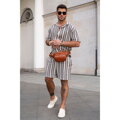 Malá kožená crossbody ľadvinka Peterson v hnedom odtieni