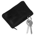Elegantná pánska crossbody taška z pravej kože v čiernej farbe so zapínaním na zips Peterson