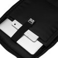 Plecak podróżny z poliestru w czarnym kolorze z miejscem na laptopa - Peterson