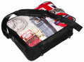 Dámska crossbody kabelka z ekokože s nastaviteľným popruhom Loren, čierna cd21047