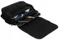 Dámska crossbody kabelka z textilu s nastaviteľným popruhom Loren, čierna cd20497