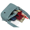 Mestská, modrá dámska crossbody kabelka na zips – Peterson