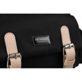 Čierna nylonová crossbody kabelka s nastaviteľným popruhom - Peterson