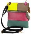 Dámska kožená crossbody kabelka s nastaviteľným popruhom cd26968
