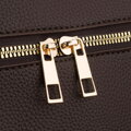 Hnedá mestská dámska crossbody kabelka z ekokože