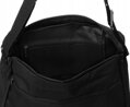 Dámska crossbody kabelka z textilu s nastaviteľným popruhom Loren, čierna cd20493
