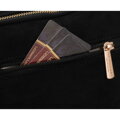 Dámska crossbody kabelka z ekokože s dvoma komorami Peterson, čierna cd31367