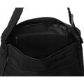 Dámska crossbody kabelka z textilu s nastaviteľným popruhom Loren, čierna cd20493