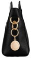 Dámska crossbody kabelka z ekokože s nastaviteľným popruhom LuluCastagnette, čierna cd14488