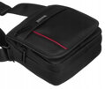 Polyesterová pánska klasická crossbody taška s klopou na zips Peterson