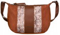 Dámska crossbody kabelka z ekokože s nastaviteľným popruhom David Jones, hnedá cd26063