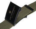 Pánsky popruhový opasok khaki Peterson PTN BLACK-GREEN