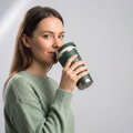 Zielony kubek termiczny ze stali nierdzewnej o pojemności 560ml - Peterson