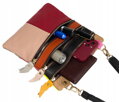 Dámska kožená crossbody kabelka s nastaviteľným popruhom cd26968