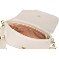 Štýlová béžová crossbody kabelka s peňaženkou - Rovicky