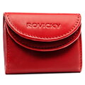 Malá kožená peňaženka na mince v červenej farbe – Rovicky