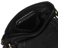 Pánska kožená taška cez rameno Peterson, čierna – PTN TB-7032-COM BLACK