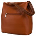 Dámska shopper kabelka z ekokože David Jones, tmavohnedá cd27317