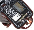 Mestský batoh na notebook 14″ LuluCastagnette s nastaviteľnými popruhmi, sivý