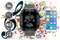 SMARTWATCH MĘSKI Gravity GT6-2 - WYKONYWANIE POŁĄCZEŃ, MONITOR SNU (sg020b)