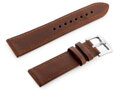 Kožený remienok W81 - dark brown- 22mm