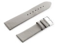 Kožený remienok na hodinky W86 - gray - 22mm