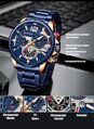 Hodinky pánske CURREN 8395 (zc019e) - CHRONOGRAF