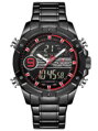 Hodinky pánske NAVIFORCE - NF9146S (zn089b) - black/red + BOX