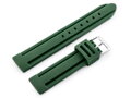Gumový remienok na hodinky U09 - green - 28mm