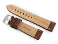 Kožený remienok W48 - PREMIUM - dark brown II - 24mm
