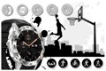 SMARTWATCH MĘSKI Gravity GT9-6 - WYKONYWANIE POŁĄCZEŃ, CIŚNIENIOMIERZ (sg021f)
