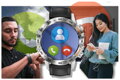 SMARTWATCH MĘSKI Gravity GT9-6 - WYKONYWANIE POŁĄCZEŃ, CIŚNIENIOMIERZ (sg021f)
