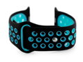 Apple Watch Remienok U24 - black/tyrkys - 42/44mm
