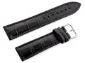 Gumový remienok na hodinky U18 - black - 20mm