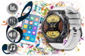 SMARTWATCH MĘSKI Gravity GT7-6 PRO - WYKONYWANIE POŁĄCZEŃ, PULSOKSYMETR (sg018f)