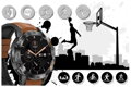 SMARTWATCH MĘSKI Gravity GT9-7 - WYKONYWANIE POŁĄCZEŃ, CIŚNIENIOMIERZ (sg021g)
