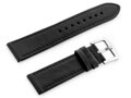 Kožený remienok W81 - black/black 20mm