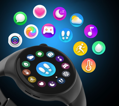 SMARTWATCH UNISEX Rubicon RNCE87 - Uskutočňovanie hovorov (sr031b)
