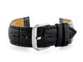 Kožený remienok W102L black - 24mm