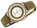 Hodinky dámske PERFECT A379 - olive (zp826c)