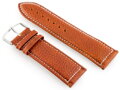 Kožený remienok W71 - brown - 24mm