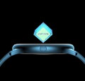 SMARTWATCH pánske G. Rossi G.RSWSF1-6F1-1 blue/black + navyše remienok (sg003d)